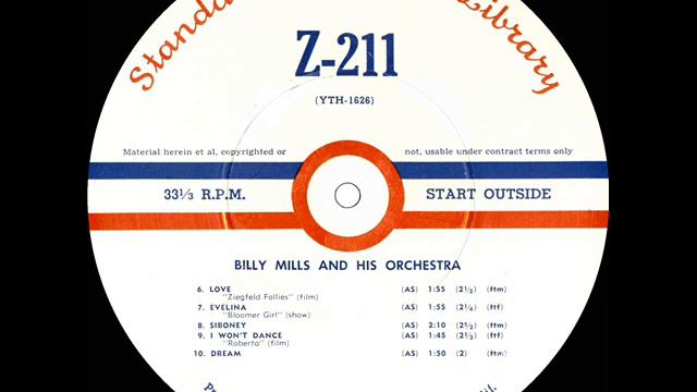 1946 Billy Mills Orch. Hi-Fi Transcription: Evelina (instrumental) смотреть онлайн