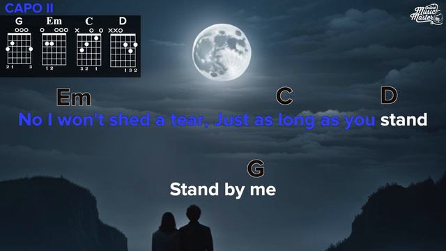 Stand By Me I Ben E King I Play A Long I Guitar I Beginner Chords I Lyrics смотреть онлайн