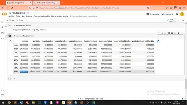 CHIA 00002 Pandas: describir data смотреть онлайн
