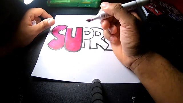 SUPREME Graffiti Drawing смотреть онлайн