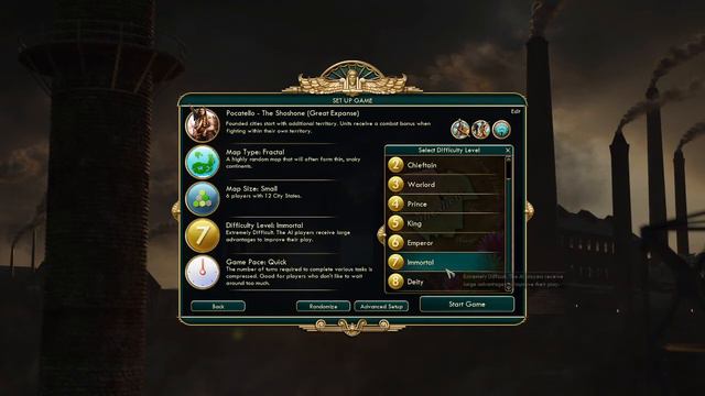 Civilization V : Difficulty levels and which one should you pick ? смотреть онлайн