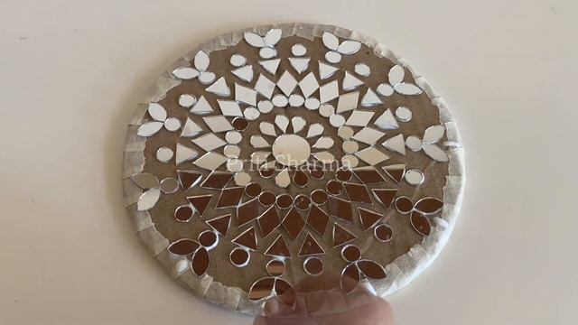 Mosaic wall art DIY / Mosaic art for beginners / Mosaic art paste making @PritiSharma смотреть онлайн