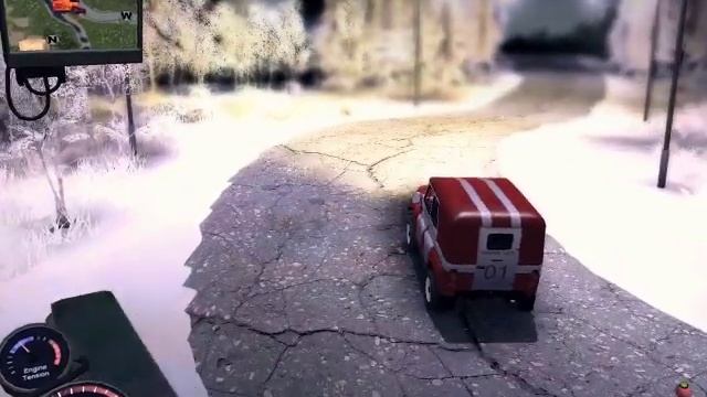 Компьютерная игра Spin Tires 2011 с устаноленным зимним модом Winter Edition смотреть онлайн