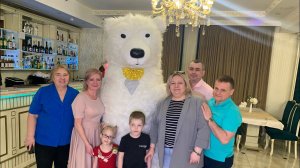 Белый медведь на день рождения Москва