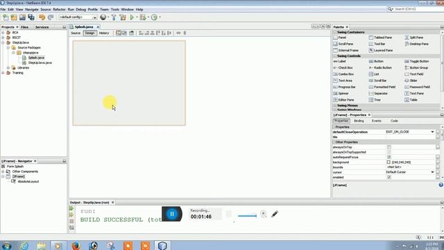 How to Make a Simple Project JFrameForm in Java and Initial Setting Of Frame || StepUp Java || 2K18 смотреть онлайн