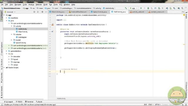 Android App With ROOM Database - Part 5 || #ActionBar #StatusBar|| Android Studio || 2019 смотреть онлайн
