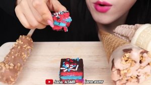 ASMR CHOCOLATE DESSERTS ICE CREAM 초콜릿 디저트 아이스크림 MUKBANG 먹방