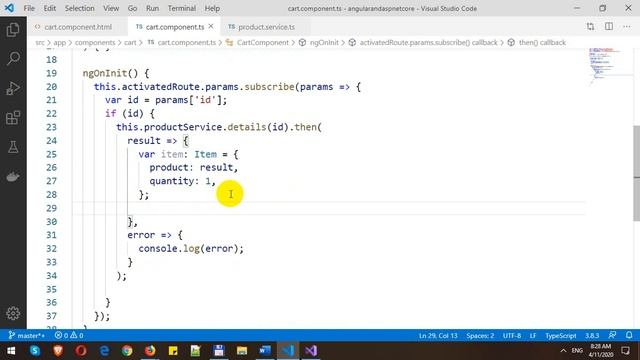 Build Completed Ecommerce with ASP.NET Core MVC and Angular - Part 13 - Shopping Cart in User смотреть онлайн