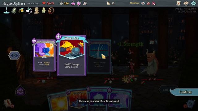 Slay the Spire May 2nd Daily - Watcher | With Lethality and 23HP the Hexaghost attacks for 30 |O.o смотреть онлайн