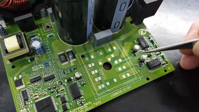 Ремонт частотника Danfoss VLT Micro Drive, замена IGBT сборки. смотреть онлайн