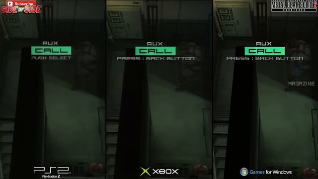 Metal Gear Solid 2 Substance | Graphics Comparison | ( PS2 , Xbox, PC ) смотреть онлайн