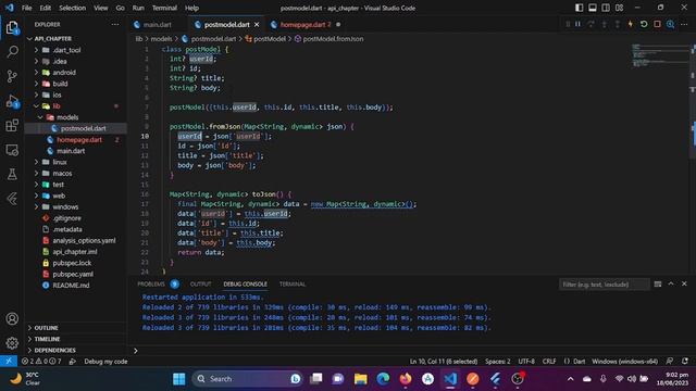 Module 13 - Part 4: Flutter Get API call | Building List with JSON Data using Future Builder смотреть онлайн