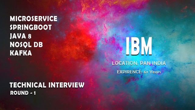 IBM | Java microservice spring boot real time interview смотреть онлайн
