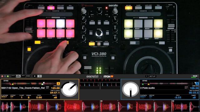 Vestax VCI-380 DJ MIDI Controller Walkthrough With Serato ITCH