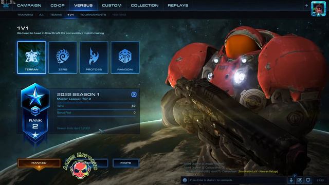 Starcraft 2 Ladder турик Alien eSports, а потом ладдер смотреть онлайн