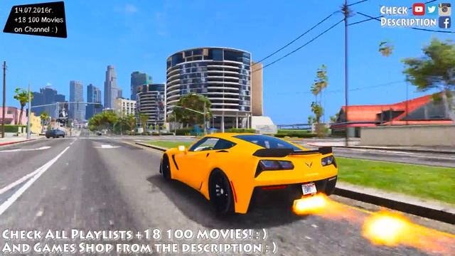 2016 Chevrolet Corvette C7 Z06 - GTA V MOD | 2.7K / 1440p ! _REVIEW смотреть онлайн