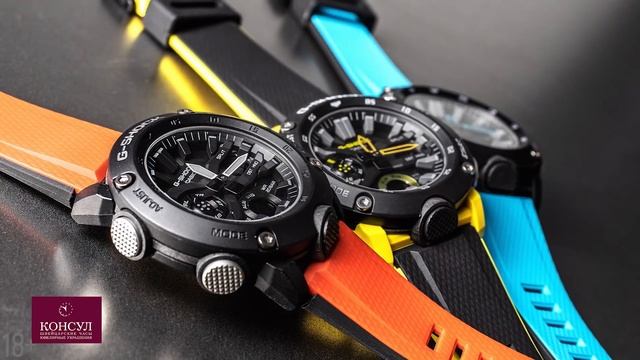 G-Shock GA 2000. Casio со сменными ремешками! #BaselWorld2019