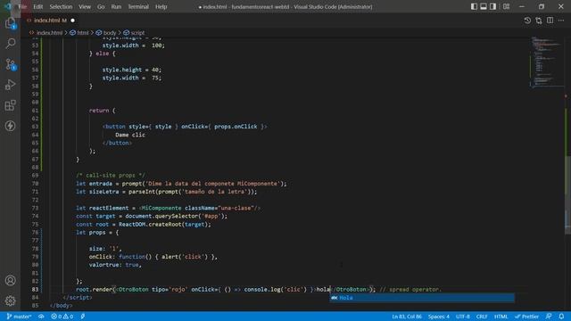 ReactJS | React Props - Spread Props (Spread Operator en JavaScript) смотреть онлайн