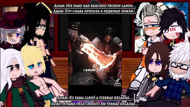 Humans Record of Ragnarok react to Kratos TikTok Part 1 2 @MrWick-ok7z смотреть онлайн
