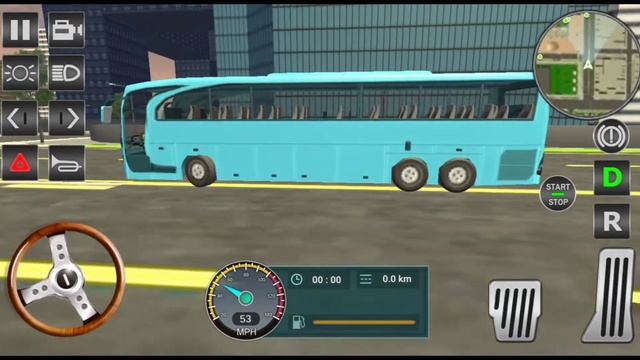 'Real Coach Bus Simulator 3D' is a coach driving simulate game Best Android gamepaly смотреть онлайн