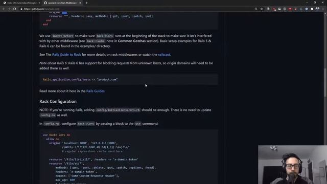 Setting up CORS and Local Email in Ruby on Rails смотреть онлайн