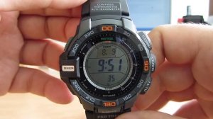 Casio Pro-Trek PRG-270-1E видео-обзор и настройка