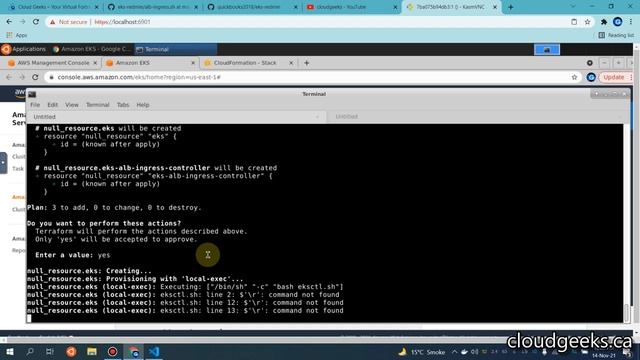Elastic Kubernetes (EKS) Deployment with Terraform, Eksctl, ALB Ingress, EBS CSI, KMS & RDS #devops смотреть онлайн