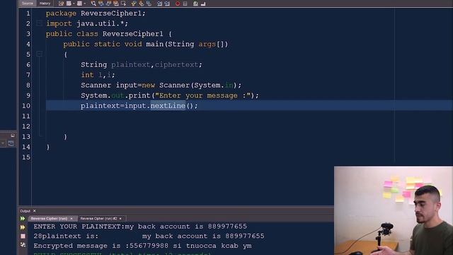 Reverse Cipher In Java | Cryptography In Java смотреть онлайн