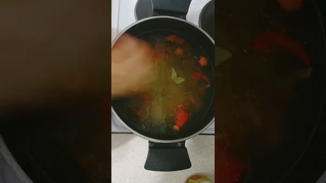 Суп с домашней лапшой (Кеспе көже)