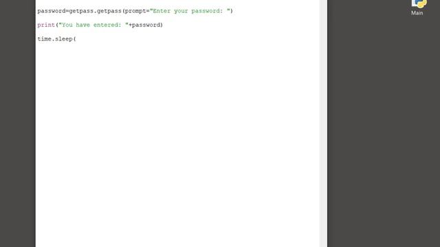 Python getpass - Securely input password смотреть онлайн