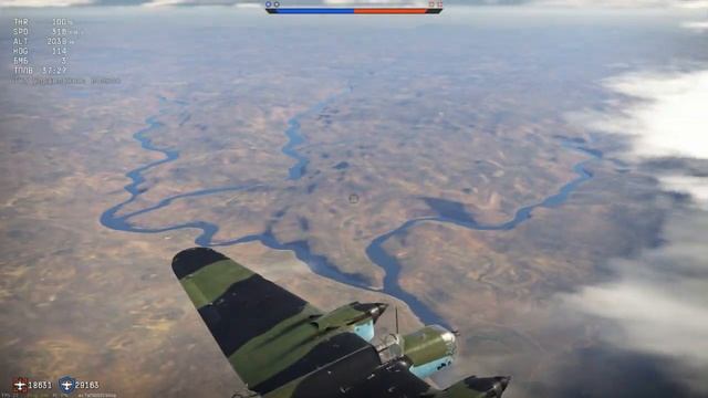[Gameplay] War Thunder. Попытка поиграть от первого лица #3: Симуляторный бой! смотреть онлайн