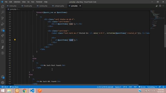 PHP Blog Part 22: Post View by slug in php mysql & Deisgn Post View page using Bootstrap 5 смотреть онлайн