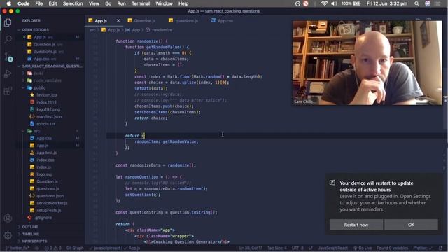 Becoming a coder #002 - React, iframe, randomness and edabit смотреть онлайн