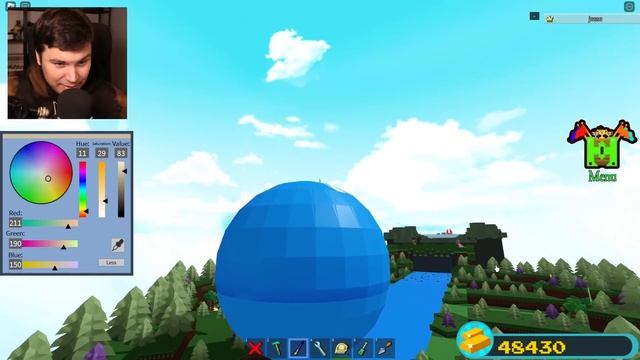 The BIGGEST EARTH Crushes EVERYTHING! *World Record* Roblox Build a Boat смотреть онлайн