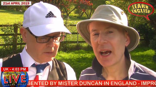 ENGLISH in your EAR / Easter Sunday / 21st April 2019 / Misterduncan in England (after power cut) смотреть онлайн
