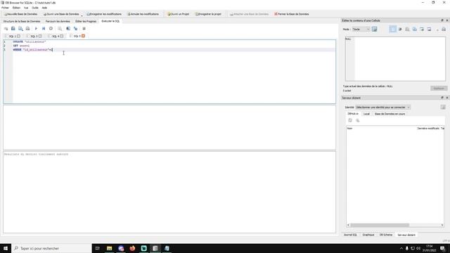 #4 SQLITE - UPDATE UNE LIGNE смотреть онлайн