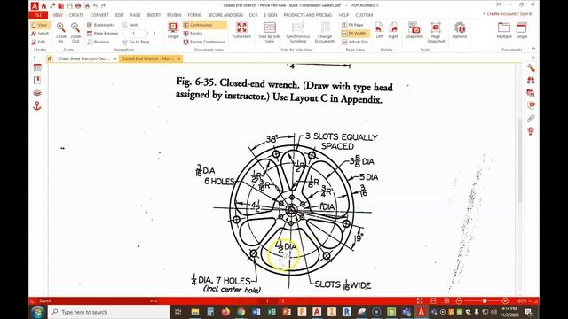 Combination Wrench - Movie Film Reel - Buick Transmission Gasket (AutoCAD Web App) смотреть онлайн
