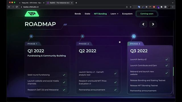 Landing Page TeaDao NFT | Figma, HTML5, CSS/CSS3, Javascript, jQuery, Animation GSAP 3, Parallax смотреть онлайн