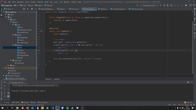 Java/libGDX 2D Pong Game Tutorial #6 смотреть онлайн