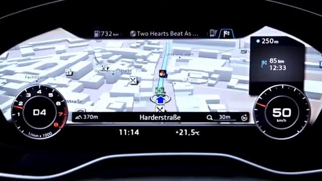 Audi Virtual Cockpit in the all new Audi A4 model car смотреть онлайн