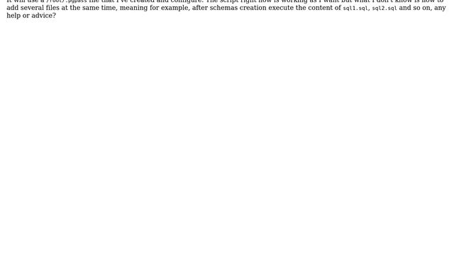 Connect to PgSQL, DROP existent DB, recreate it using CREATE and run some queries alone and from... смотреть онлайн
