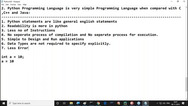 PYTHON tutorials || Session - 3 || by Mr. Nagoor Babu On 06-11-2019 @ 4:30PM смотреть онлайн