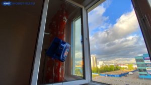 HOBOT-298: обзор робота мойщика для очистки больших и огромных окон. Распаковка и тестирование.