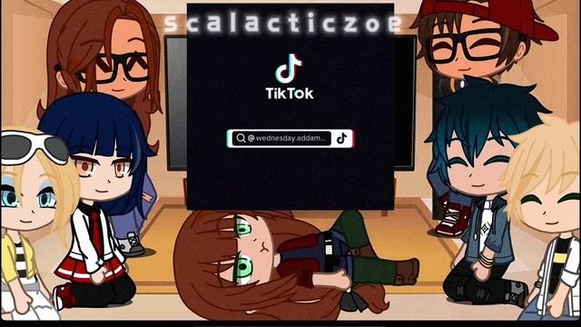 MLB reacts to Wednesday Addams (GachaClub) || Scalacticzoe || смотреть онлайн