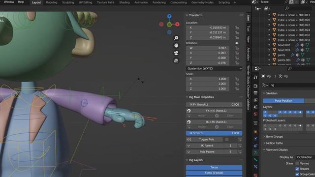 I Rigged Doll in 15,000 Pkr For My Client | Upwork | Blender Rigging IK FK смотреть онлайн