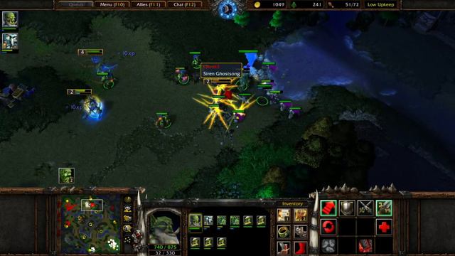 Picking On Human Heroes With My Blademaster - 1v1 - WC3 смотреть онлайн