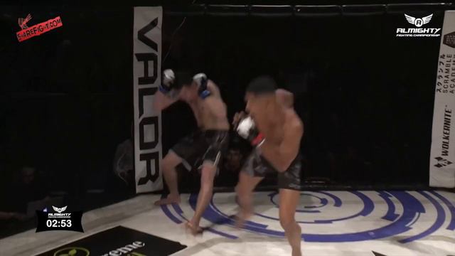 NO TIME WASTED WITH GUILLOTINE FINISH. CONRAD WALTERS V MARTIN PATERSON. ALMIGHTY FIGHTING смотреть онлайн