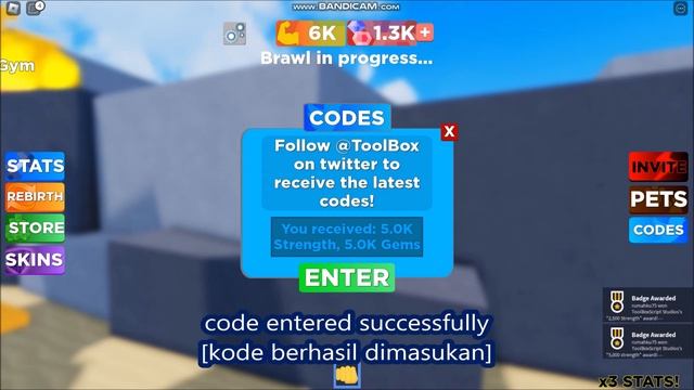 *ALL CODES WORK* [x3stats ?] Workout Simulator 2 ROBLOX | 25 MAY 2023 смотреть онлайн