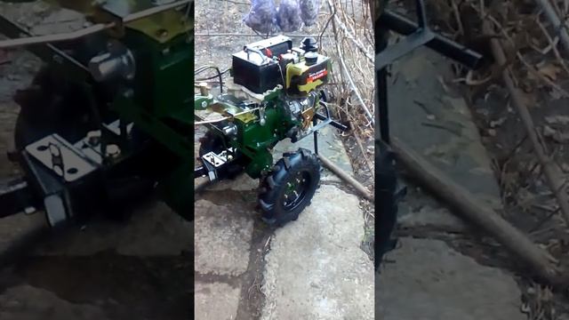 Обкатка мотоблока дизель 6л.с ДОН1100АЕ смотреть онлайн