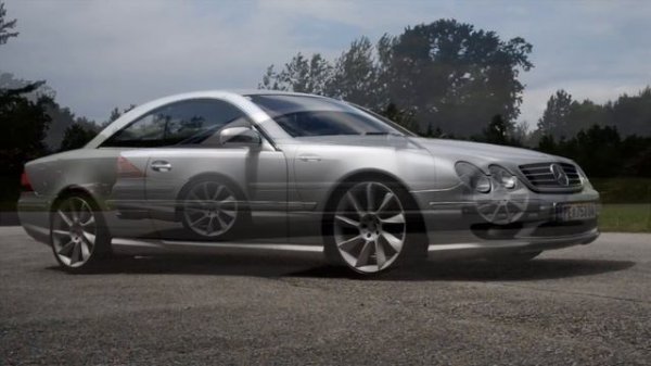 Mercedes CL 55 Lorinser 20 Zoll , Exhaust